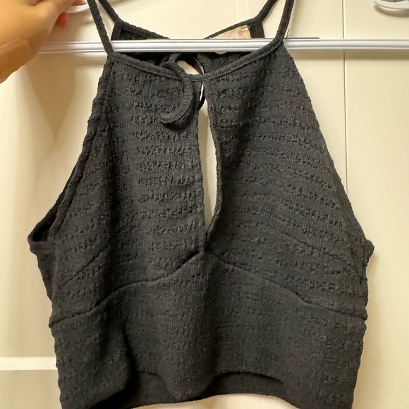 Black Altar’d State halter top open front and back tank - Picture 1 of 3